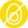 Small yellow circle icon with an egg in the middle with a line through to symbolize egg-free.